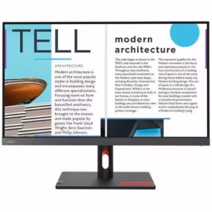 Monitor LED Lenovo ThinkVision S25e-30 25" (63,5 cm) Class Full HD - 16:9 - Gris tormenta - 24,5" (62,2 cm) Viewable - Vertical Alignment (VA) - WLED Retroiluminación