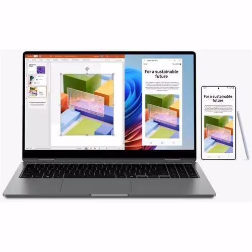 Ordenador portátil 2 en 1 Convertible - Samsung Galaxy Book5 360 NP754QHA-KA2ES 39,6 cm (15,6") Pantalla Táctil Copilot+ PC - Full HD - Intel Core Ultra 7 256V - Imagen 8