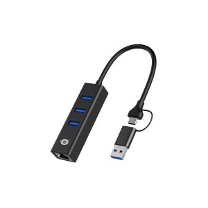 adaptador-usb-a-gigabit-ethernet-rj45-conceptronic-con-hub-usb-30-3-puertos-y-adaptador-usb-c-5