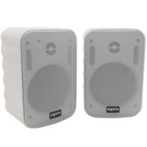 ALTAVOCES 2.0 BLUETOOTH AUTOAMPLIFICADOS APPROX TWS 20W POR CANAL BT 4.1 CON SOPORTE PARA COLGAR ESPECIFICOS PARA SALAS Y AULAS