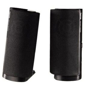 ALTAVOCES 2.0 HAMA  JACK 3.5mm ALIMENTADO POR USB ENTRADA PARA AURICULARES CONTROL DE VOLUMENCOLOR NEGRO
