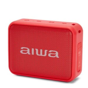 ALTAVOZ BLUETOOTH PORTABLE AIWA BS-200 RED BT 5.0 TWS MICRO INTEGRADO 6W RMS IPX6 LECTOR USB RADIO FM BATERIA 2000mAh
