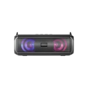 ALTAVOZ BLUETOOTH PORTABLE MARS GAMING MSB-XT NEGRO AUX/MicroSD/USB/FM 20W POTENCIA RGB FLOW BATERIA 2000mA