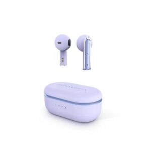 AURICULAR INTRAUDITIVO BLUETOOTH ENERGY SISTEM STYLE 4 TWS VIOLET ESmart VOICE ASSISTANT, CAJA DE CARGA,