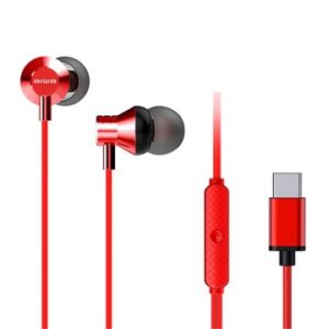 AURICULAR INTRAUDITIVO USB-C AIWA ESTM-50USB-C/RD COLOR ROJO MICROFONO INTEGRADO MANDO A DISTANCIA DRIVER 10mm
