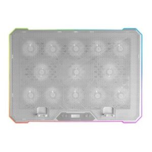 BASE DE REFRIGERACION PARA PORTATILES MARS GAMING MNBC13W CON SOPORTE DE MOVIL/TABLET 13XFANS BLACK