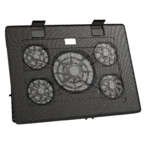 BASE DE REFRIGERACION PARA PORTATILES MARS GAMING MNBC2 5 VENTILADORES ULTRA SILENCIOSOS HASTA 17.3"