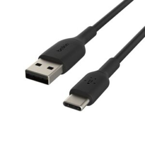 CABLE USB-A A USB-C 0.15M BELKIN CAB001BT0MBK BOOS CHARGE COLOR NEGRO