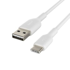 CABLE USB-A A USB-C 2M BELKIN CAB001BT2MWH BOOS CHARGE™ 2m COLOR BLANCO