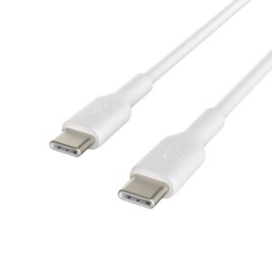 CABLE USB-C A USB-C 1M BELKIN CAB003BT1MWH BOOST CHARGE COLOR BLANCO