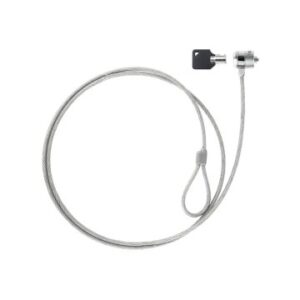 CABLE DE SEGURIDAD PORTATILES/MONITORES/TELEVISIONES TOOQ TQCLK0025 CON LLAVE 1.5 M SISTEMA KENSINGTON