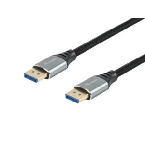 CABLE DISPLAYPORT A DISPLAYPORT PREMIUM 2,1 EQUIP 119283 3M 16K 60Hz 54Gps ALUMINIO