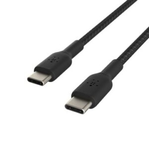 CABLE USB-C A USB-C 1M BELKIN CAB004BT1MBK BOOST CHARGE  COLOR NEGRO