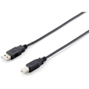 CABLE USB-A 2.0 A USB-B EQUIP 128861 3M COLOR NEGRO