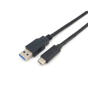 CABLE USB-A A USB-C 2M EQUIP 128344 TRANSFERENCIA 5G 3A COLOR NEGRO