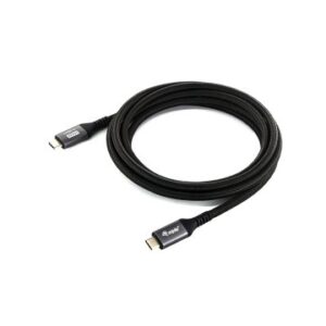 CABLE USB-A A USB-C 2M EQUIP 128382 TRANSFERENCIA 20G 100W 4K COLOR NEGRO