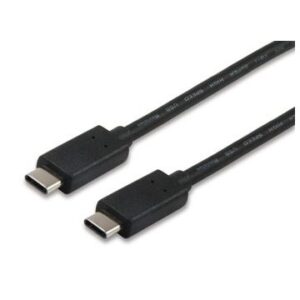 CABLE USB-C A USB-C 1M EQUIP 12834207 para carga (3A) o datos (10Gb/s)