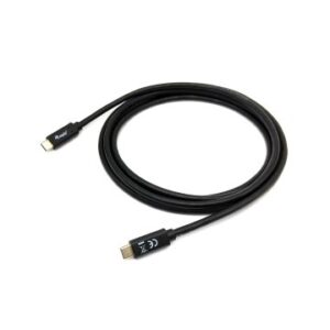 CABLE USB-C A USB-C 1M EQUIP 128346 TRANSFERENCIA 5G 3A COLOR NEGRO