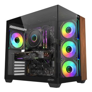 caja-atx-semitorre-abysm-sava-285b-sin-fuente-negro-madera-3-bahias-usb-c-gpu-410mm