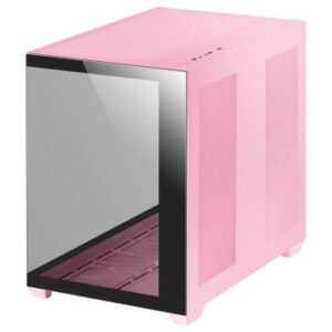 CAJA E-ATX TORRE GAMING MARS GAMING MCV4 PINK XXL PREMIUM CUSTOM DOBLE VENTANA DE CRISTAL TEMPLADO CONTINUO SIN FUENTE DE ALIMENTACION