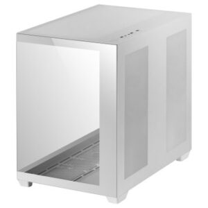 CAJA E-ATX TORRE GAMING MARS GAMING MCV4 WHITE XXL PREMIUM CUSTOM DOBLE VENTANA DE CRISTAL TEMPLADO CONTINUO SIN FUENTE DE ALIMENTACION