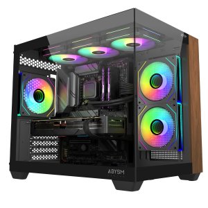 caja-micro-atx-abysm-sava-285c-gpu-410mm-1x35-2x25-usb-c-32-sin-fuente-negro-madera