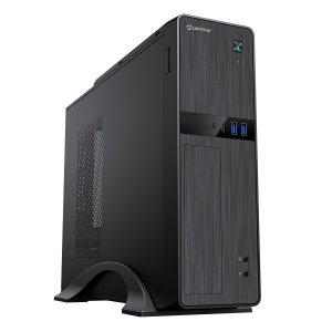 caja-micro-atx-slim-unyka-uk2011-type-c-diseno-compacto-fuente-sfx-450w-formato-horizontal-vertical-color-negro
