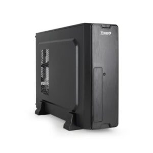 CAJA MICROATX SLIM TOOQ TQC-3007U3CD NEGRA MICROATX/Mini ITX F/A SFX 500W LECTOR DE TARJETAS