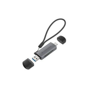 CARD READER EXTERNO CONCENTRONIC BIAN05G USB-C Y USB-A COMPATIBLE SD, SDHC, SDXC, Micro SDMicro SDHC, Micro SDXC