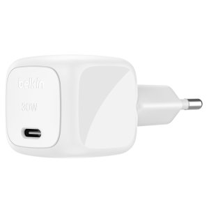 CARGADOR USB BELKIN WCA008KQWH BOOST CHARGE USB-C 30W BLANCO