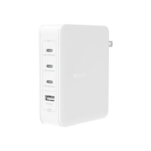 CARGADOR USB-C  BELKIN 140W WCH014BTWH 3XUSB-C 1XUSB-A GAN BOOST CHARGE BLANCO