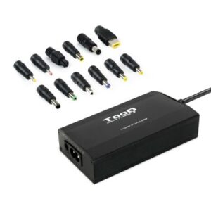 CARGADOR UNIVERSAL DE PORTATIL TOOQ TQLC-100BS01M 100W 12 CONECTORES PUERTO USB