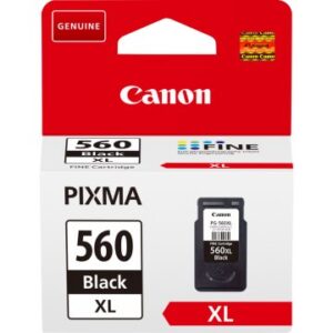 CARTUCHO CANON PG560XL NEGRO ORIGINAL PIXMA TS5350, TS5351, TS5352 400 PAG