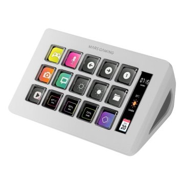control-deck-slim-mars-gaming-msd-one-white-15-teclas-de-acceso-directo-lcd-personalizables-1