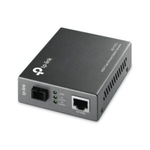 CONVERTIDOR FIBRA TP-LINK MC112CS RJ45 ETH A FIBRA MONOMODO SC Tx:1310nm, Rx:1550nm FULLDUPLEX HASTA 20KM MONTAJE EN CHASIS