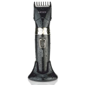 CORTAPELOS HAEGER PRECISION 2 RECARGABLO SECO Y MOJADO 2 PEINES AJUSTABLES COLOR NEGRO