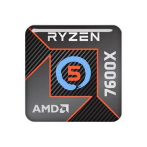 CPU AMD AM5 RYZEN 5 7600X 4.7Ghz - 5.3Ghz 6 CORE 3MB 32MB CACHE 64BIT 105WAT BOX