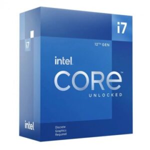 CPU INTEL I7 12700KF Socket 1700 3.6GHz / 5.0GHz 12a Generación 10 CORES 25MB CACHE 125W/190WAT 64 BITS