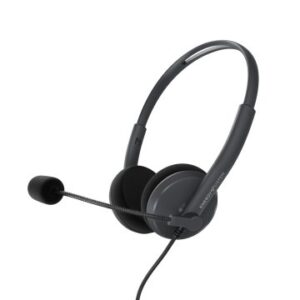 HEADSET ENERGY SISTEM OFFICE 2+ ANTHRACITE DIADEMA AJUSTABLE MICROFONO RETRACTIL JACK 3.5mm Y ADAPTADOR PC/MAC - OFERTA_MOVING