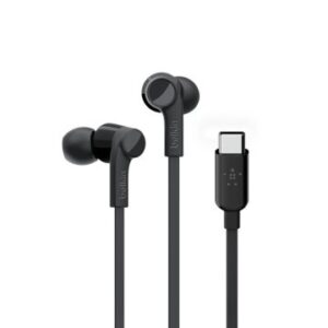 AURICULAR INTRAUDITIVO USB-C BELKIN G3H0002BTBLK CON MICROFONO INTEGRADO COLOR NEGRO
