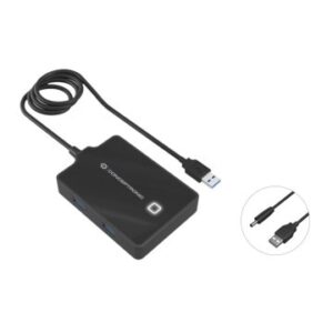 HUB USB3.0 CONCEPTRONIC HUBBIES11B 4 PUERTOS Y CABLE DE 90CM