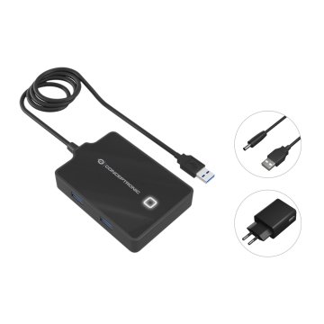 hub-usb30-conceptronic-hubbies11b-4-puertos-y-cable-de-90cm-con-alimentador