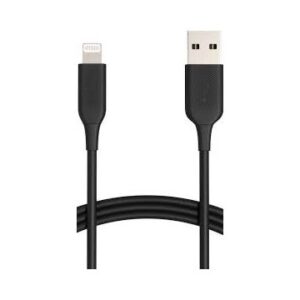 CABLE USB-A A LIGHTNING 2M NORTESS KIT 5 UNIDADES IPHONE 5 6/7/8/ X IPAD 2 METROS COLOR NEGRO