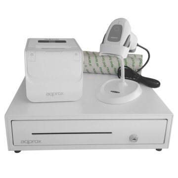kit-tpv-approx-cajon-appcash01-blanco-scan-appls22wh-imp-term-appos80amusewh-papel-cyt8060bp