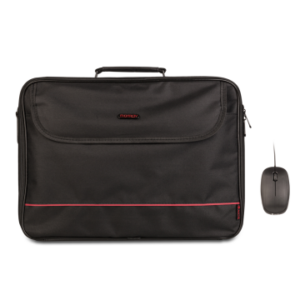 MALETIN DE PORTATIL 16" NGS BUREAU KIT MALETIN PASSENGER 
+RATON OPTICO USB FOG NEGRO