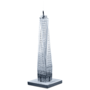 MAQUETA 3D METAL FASCINATIONS ONE WORLD TRADE CENTER MONTAJE SIN PEGAMENTO NI SOLDADURA MAQUETAS 3D