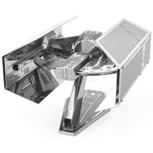 MAQUETA 3D METAL FASCINATIONS STAR WARS DARTH VADER TIE ADVANCED X1 STARFIGHTER MONTAJE SIN PEGAMENTO NI SOLDADURA