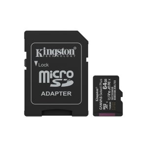 memoria-sd-micro-64gb-kingston-clase-10-adaptador-canvas-select-plus-100mb-s-sdcs3-64gb