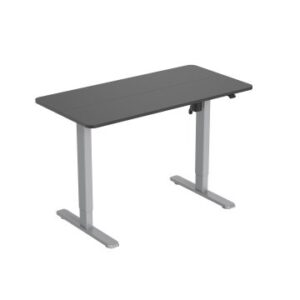 MESA ELECTRICA ERGONOMICA ALTURA REGULABLE TABLERO NEGRO 120X60 COLOR ESTRUCTURA GRIS CONTROL TACTIL ALTURA DESDE 68CM-118CM