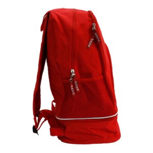 MOCHILA GEDO NAPOLI 4 COMPARTIMIENTOS UNO INFERIOR PARA BOTAS ACOLCHADA COLOR ROJA